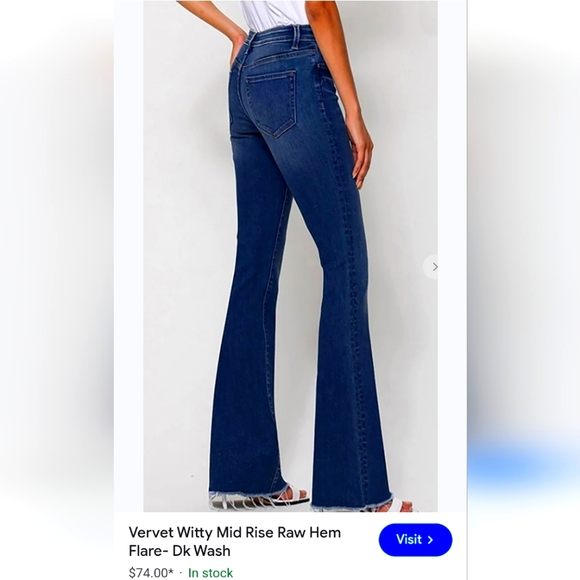 VERVET BY FLYING MONKEY Denim - FLYING MONKEY Vervet Flare Jeans